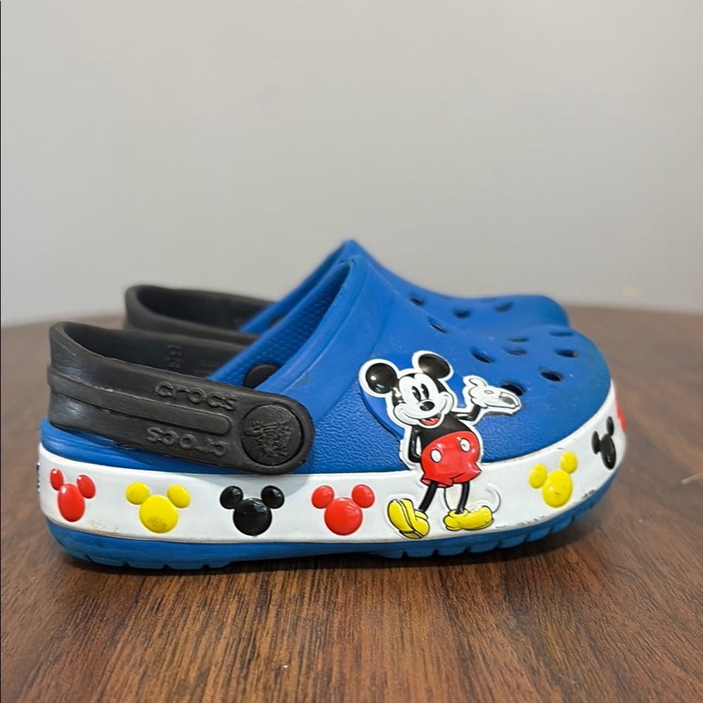 Crocs Kids Blue Mickey Mouse Clogs